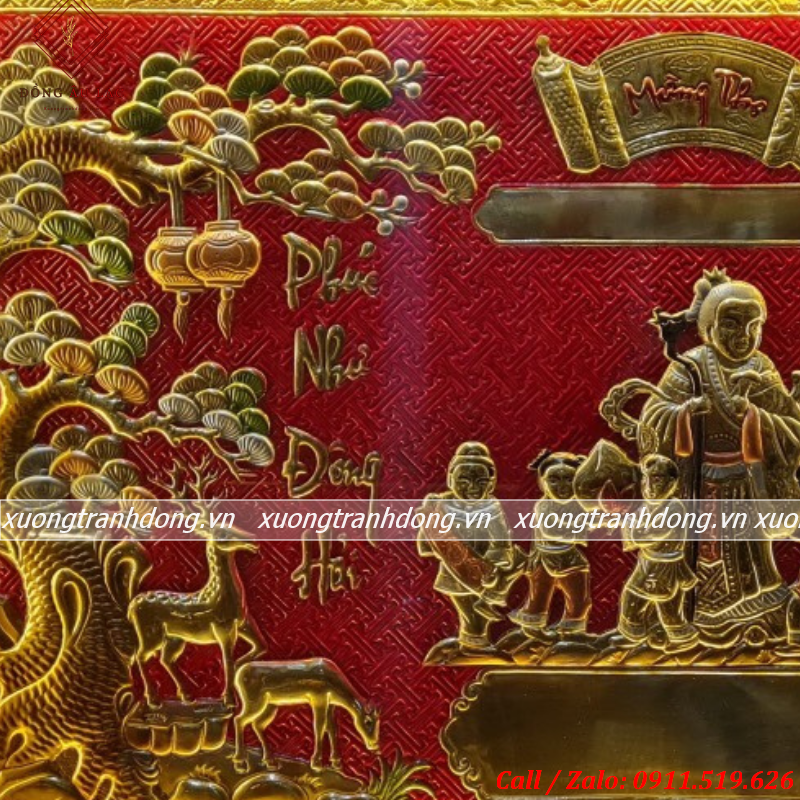 tranh mung tho ba bang dong kich thuoc 70 110