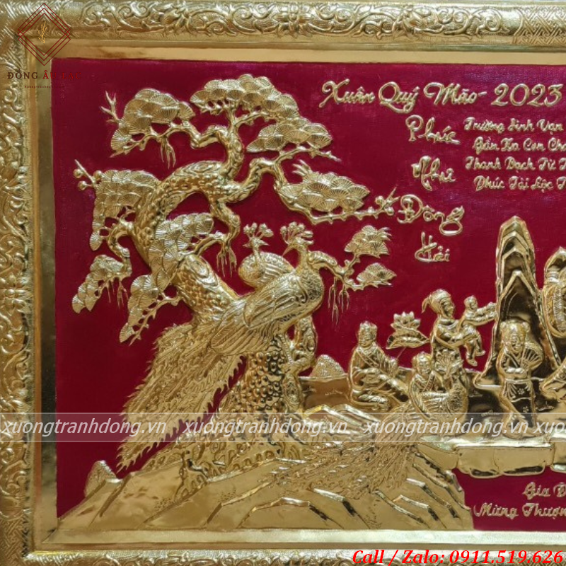 tranh mung tho ba bang dong kich thuoc 80 155