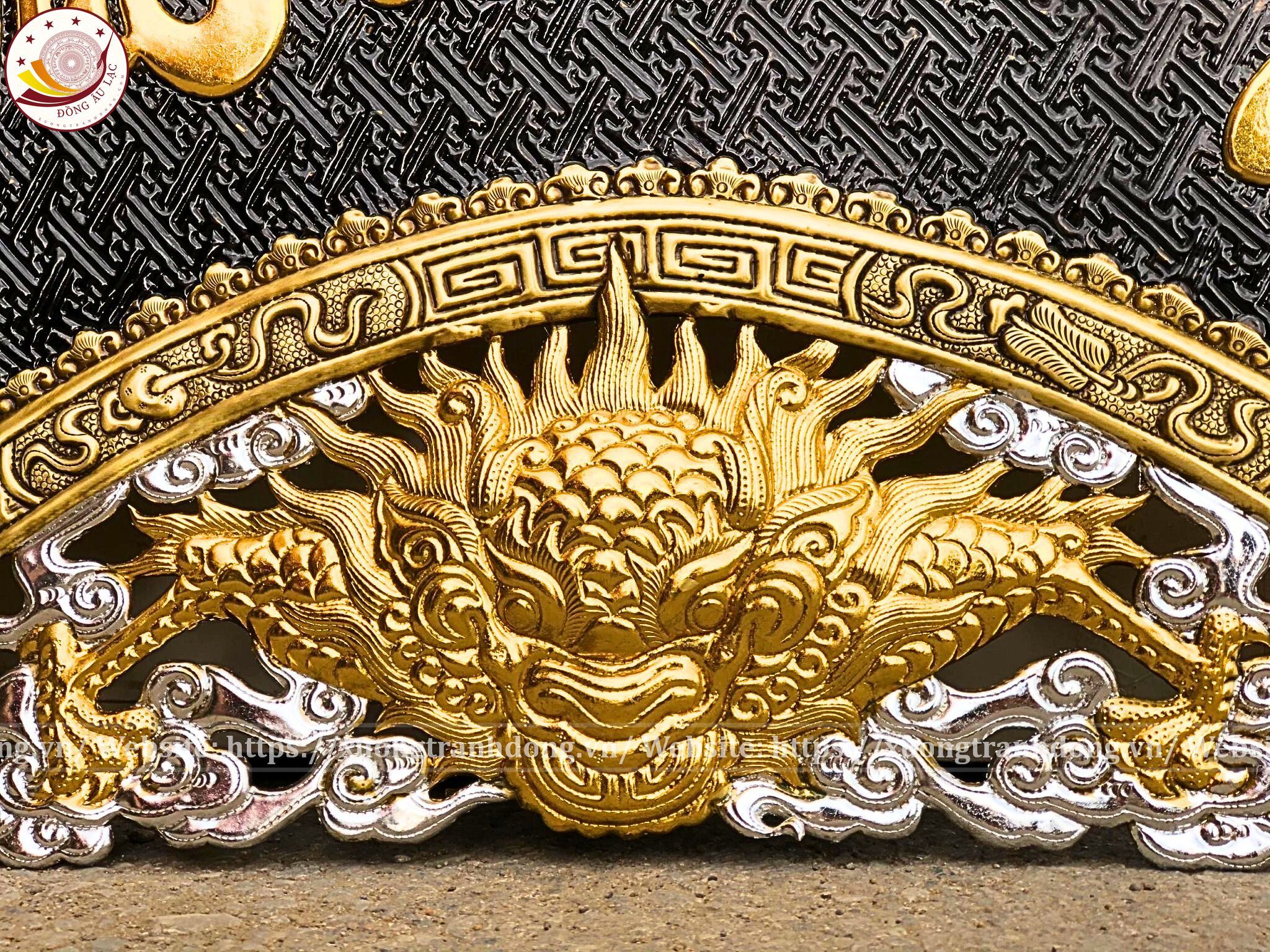 cuon thu cau doi dong vang 155cm xuong tranh dong