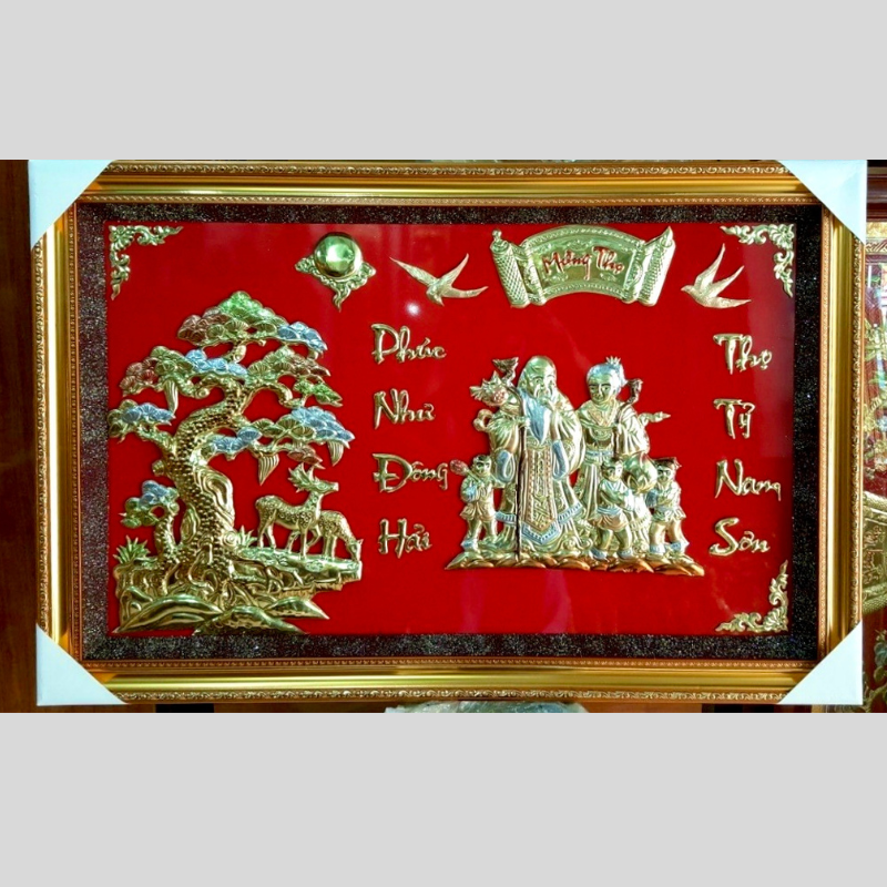 tranh mung tho ong ba bang dong kich thuoc 60 90
