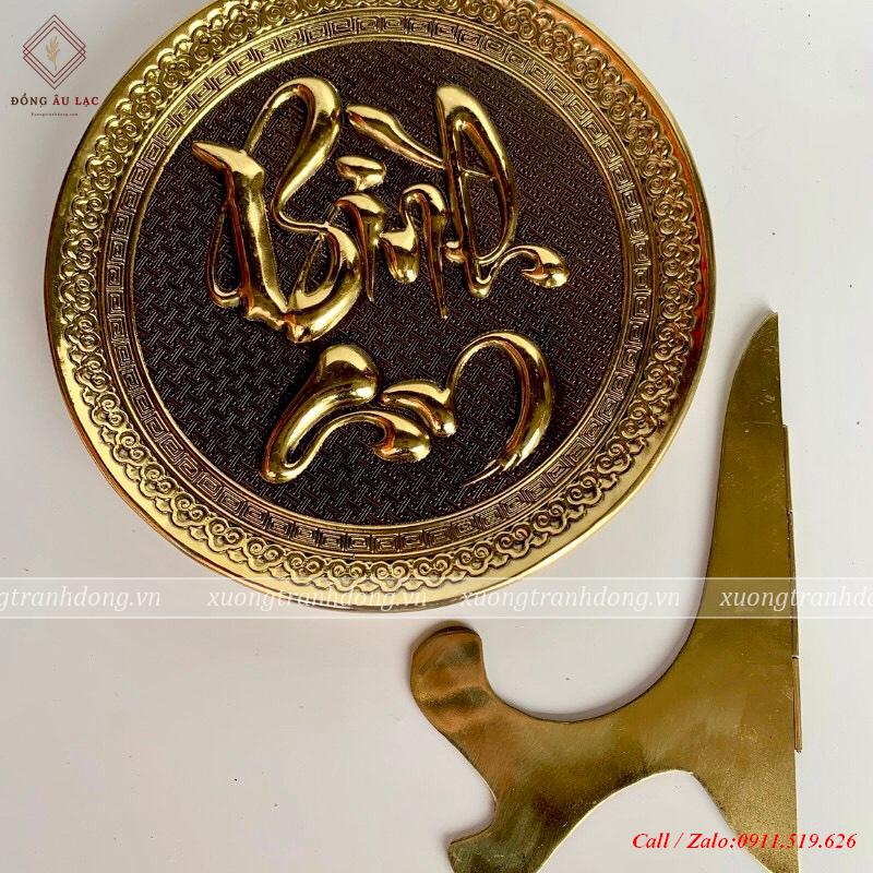 tranh dia chu binh an duong kinh 21cm nen gia co