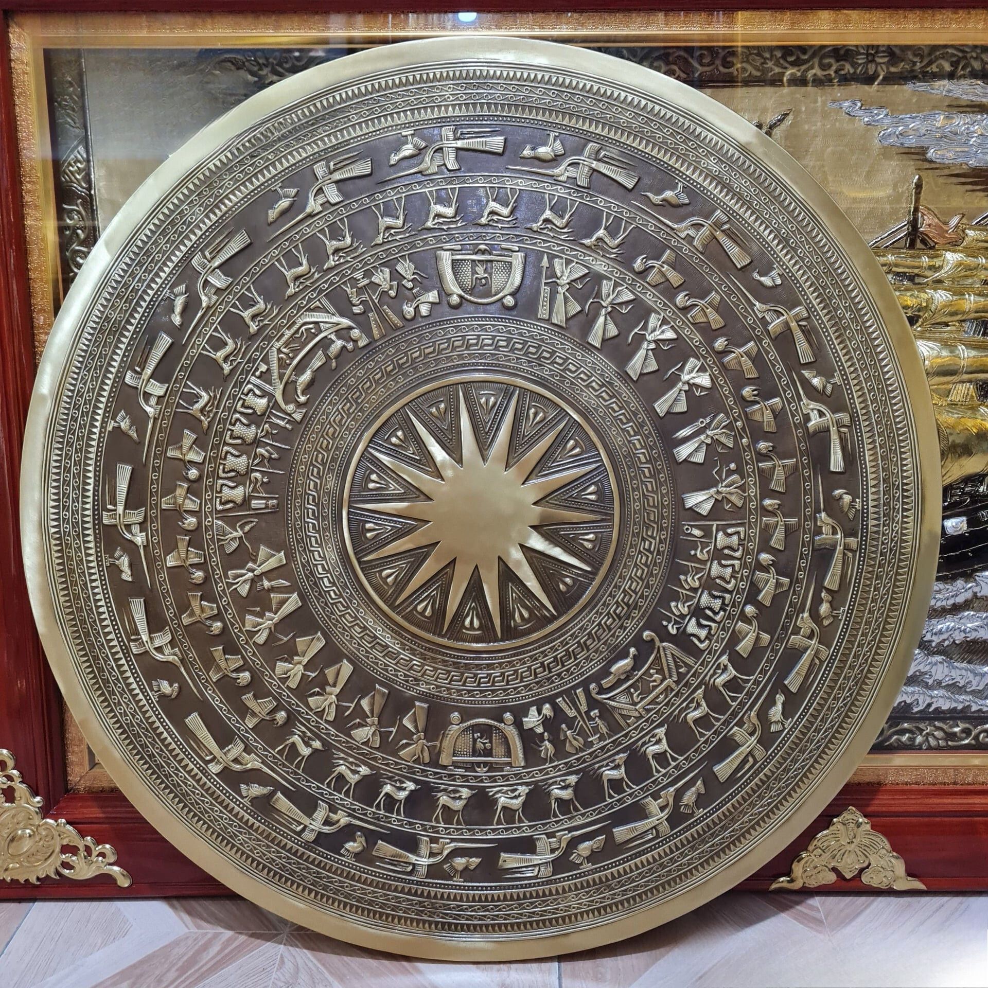 mat trong dong dong vang gia co duong kinh 80cm xuong tranh dong