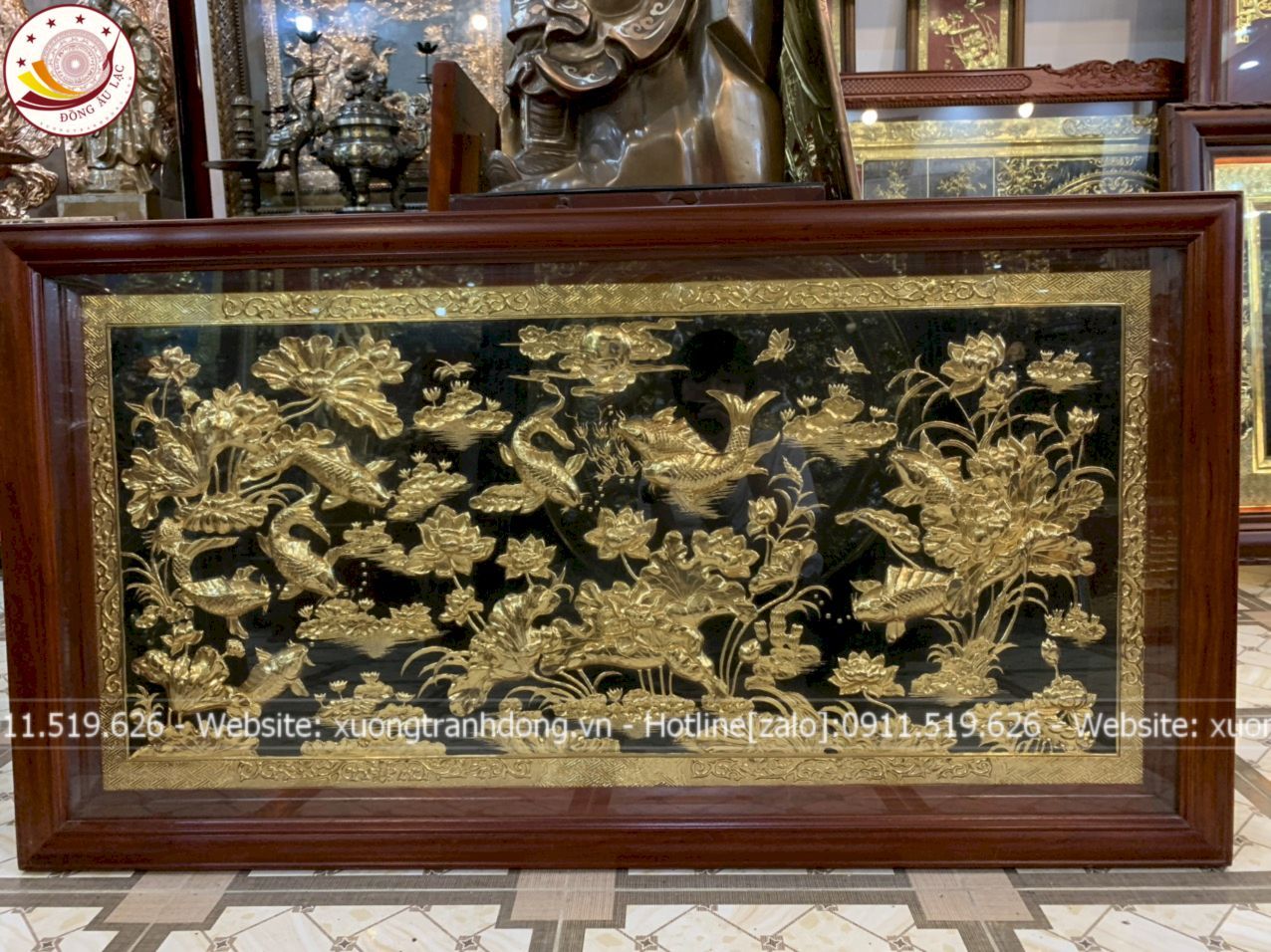 tranh cuu ngu quan hoi dong vang kich thuoc 1m29x69cm xuong tranh dong