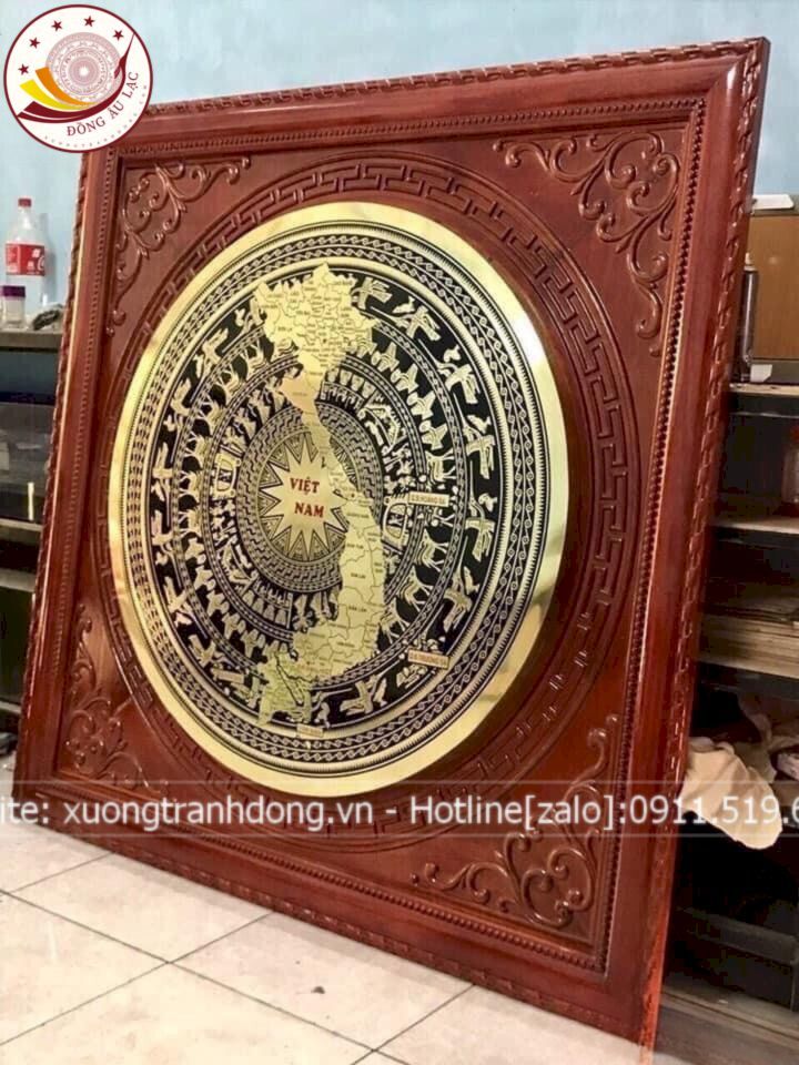 tranh trong dong dong vang kich thuoc 1m2x1m2 xuong tranh dong