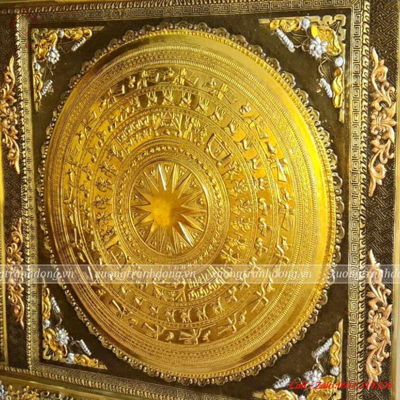 tranh trong dong dat vang kich thuoc 2m3 1m2