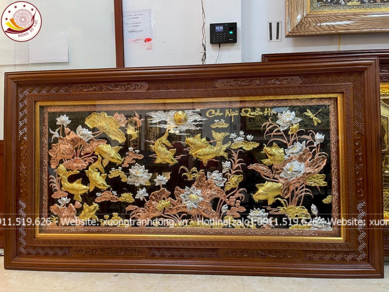 tranh cuu ngu quan hoi dong do dat vang bac 2m31x1m27 xuong tranh dong