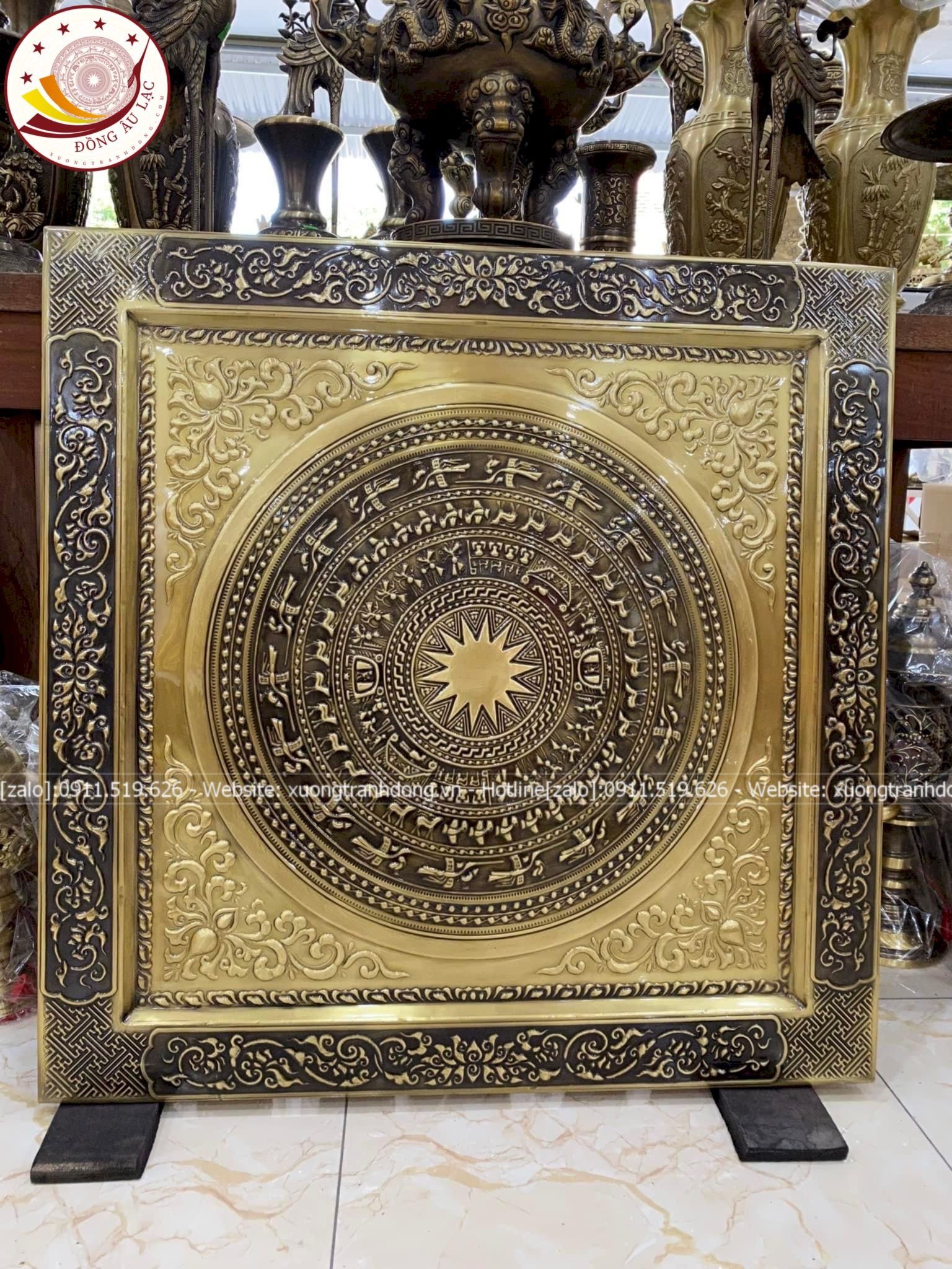 tranh trong dong dong vang gia co kich thuoc 70x70cm xuong tranh dong