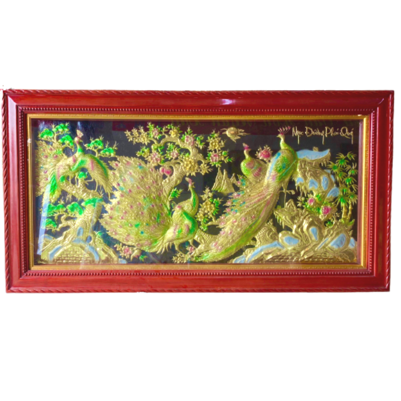 tranh ngoc duong phu quy lam mau kich thuoc 2m3 1m2