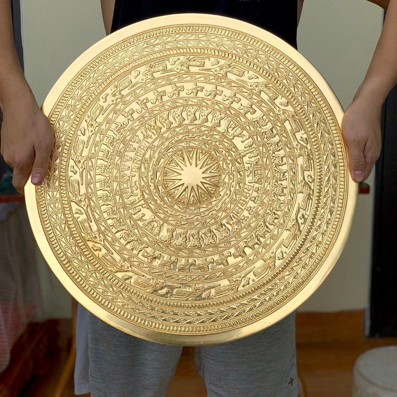 mat trong dong duc noi duong kinh 50cm thep vang 24k