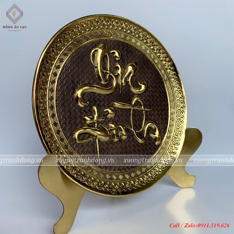 tranh dia chu gia dinh duong kinh 21cm mau gia co