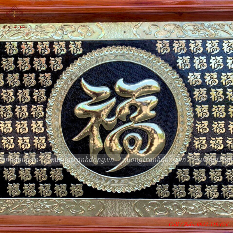 tranh bach phuc 88x155cm nen den