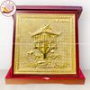 tranhquatangdanhlamchuamotcotdongvangdebankichthuoc23x23cmxuongtranhdong