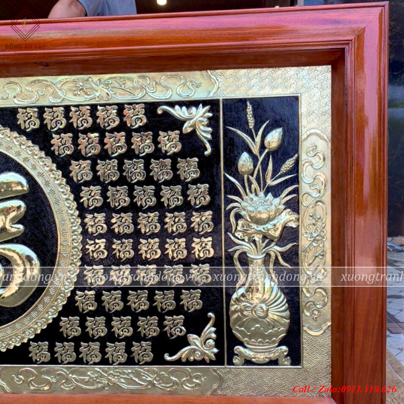 tranh bach phuc 88x155cm nen den