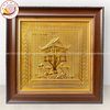 tranhquatangdanhlamchuamotcotdongvangmavang24kdebankichthuoc42x42cmmau2xuongtranhdong