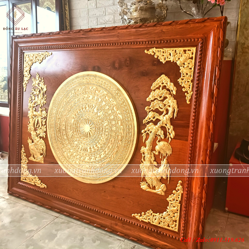tranh trong dong tung mai thep vang 24k kich thuoc 1m2 1m5