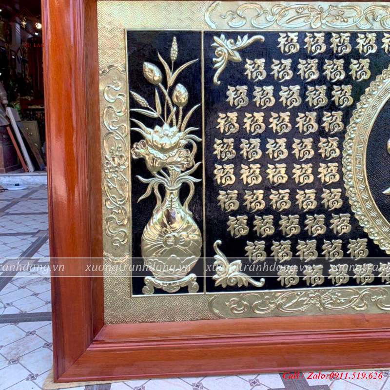 tranh bach phuc 88x155cm nen den