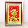 tranhquatangdanhlamchuamotcotdongvangdebankichthuoc48x68cmmau2xuongtranhdong