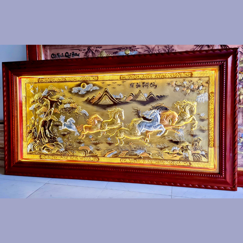 tranh ma dao thanh cong dong vang xuoc gia co dat vang bac kt 1m7x90cm