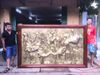 tranhhoasendongvanggiaco2m37x1m6xuongtranhdong