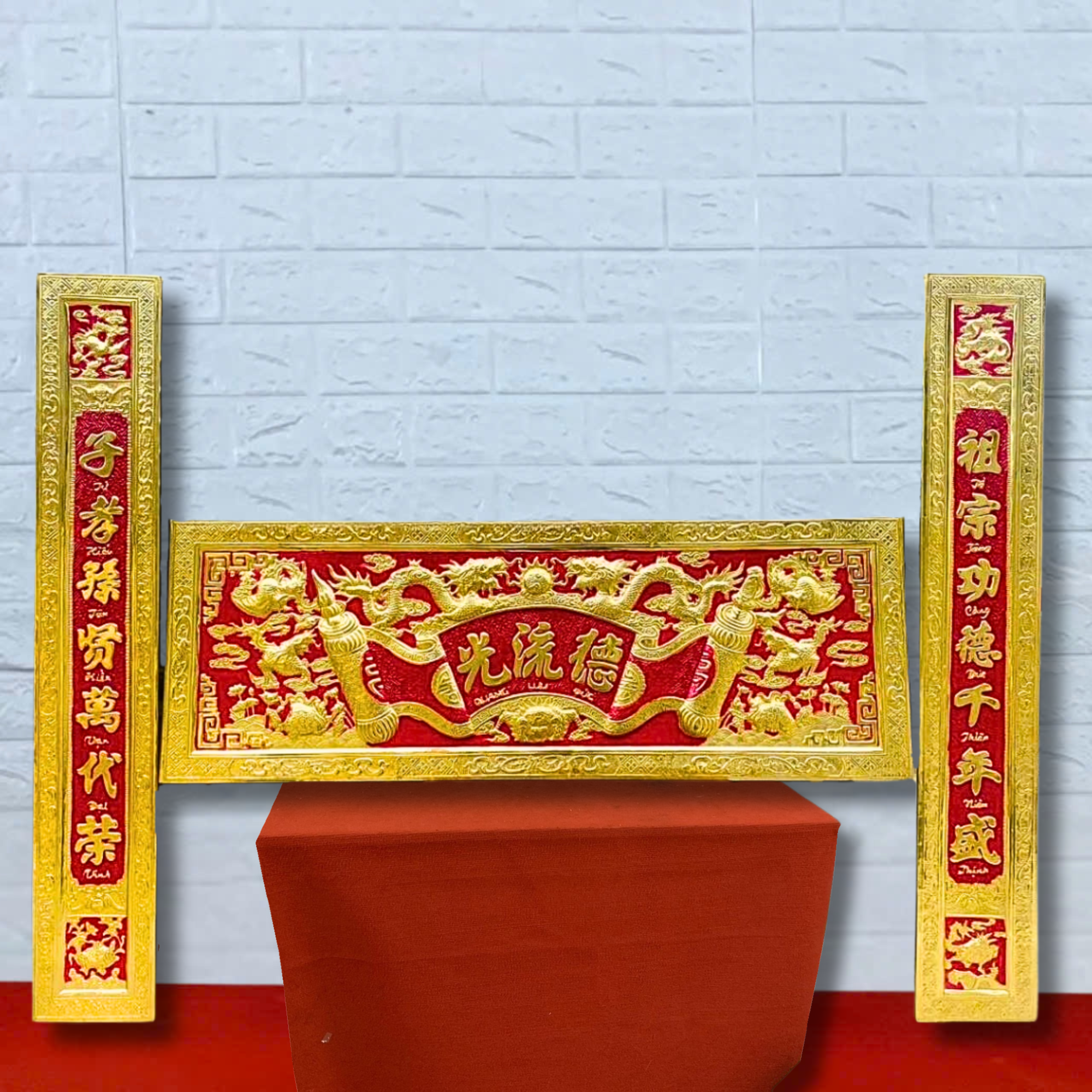 dai tu cau doi dong vang 155cm xuong tranh dong