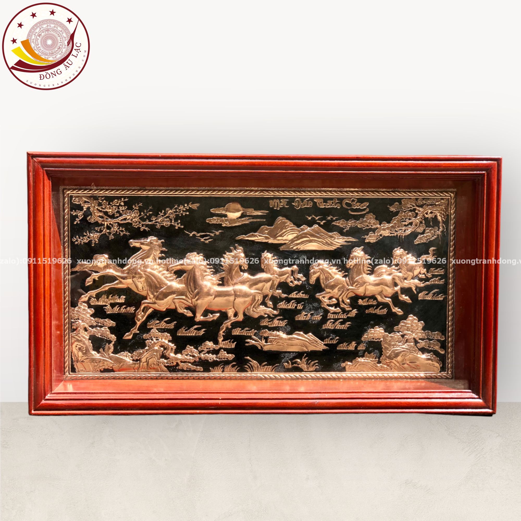 tranh qua tang ma dao thanh cong dong do nen den kich thuoc 50x90cm mau 2 xuong tranh dong