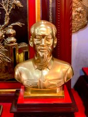 tuong bac ho ban than dong do dat vang 24k cao 42cm xuong tranh dong