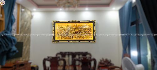 tranh đồng phòng khách