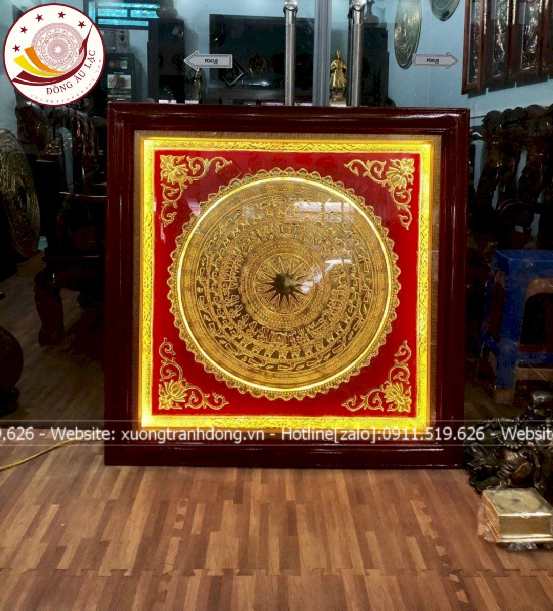 tranh trong dong dong vang dat vang kich thuoc 1m2x1m2 xuong tranh dong