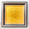 tranhquatangdanhlamchuamotcotdongvangdatvangdebankichthuoc26x26cmxuongtranhdong