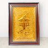 tranhquatangdanhlamchuamotcotdongvangdatvang24kkichthuoc38x54cmmau3xuongtranhdong