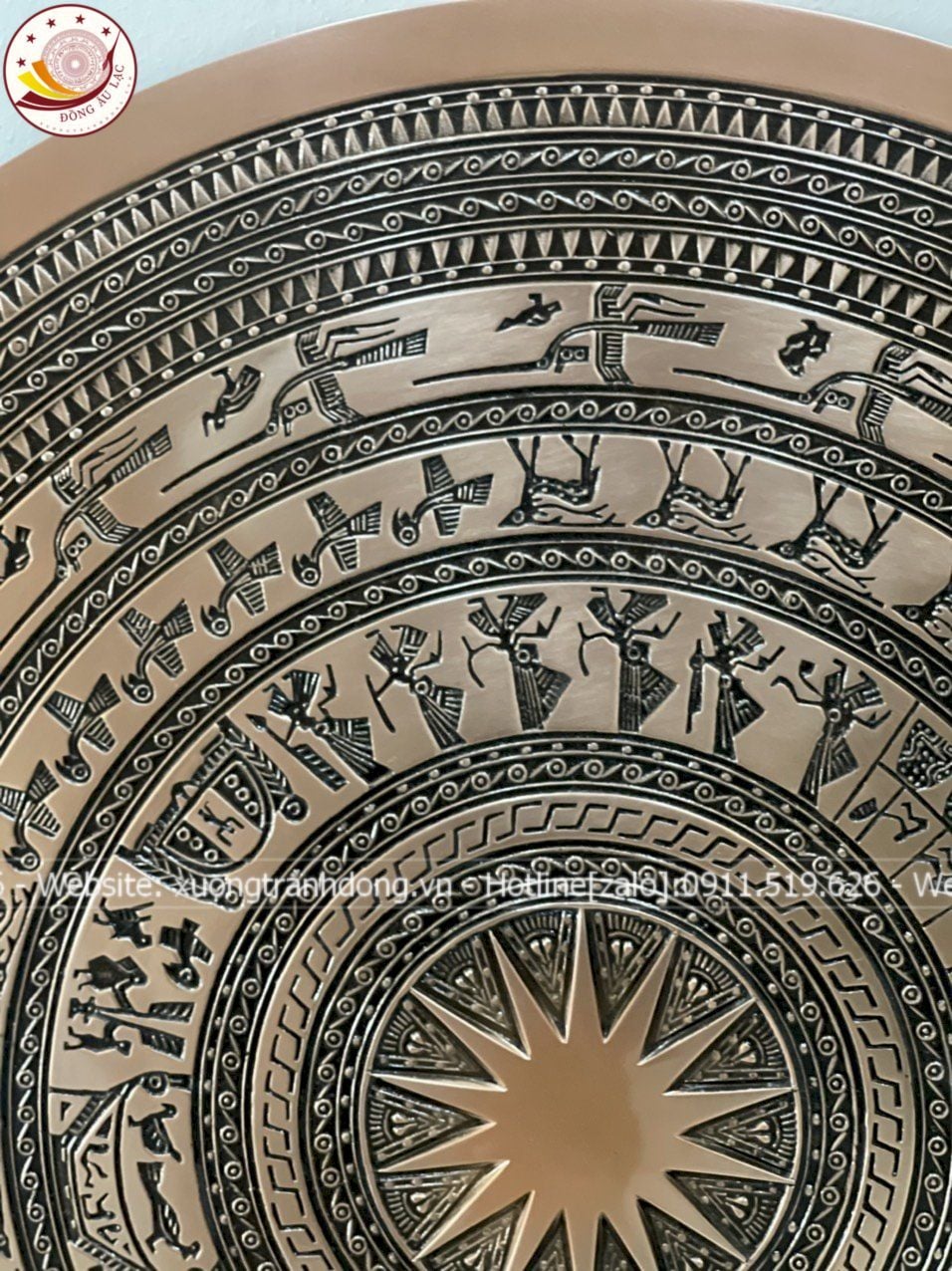 tranh trong dong dong do duc chim kich thuoc 90x90cm xuong tranh dong