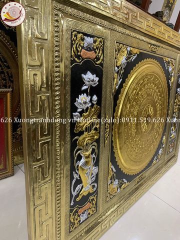 tranh trong dong dong vang dat vang kich thuoc 1m55x88cm xuong tranh dong