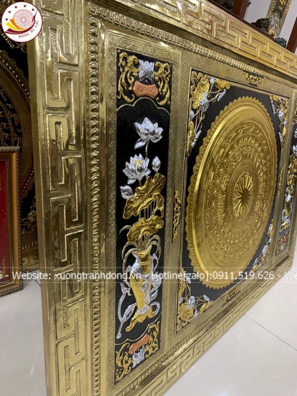 tranh trong dong dong vang dat vang kich thuoc 1m55x88cm xuong tranh dong