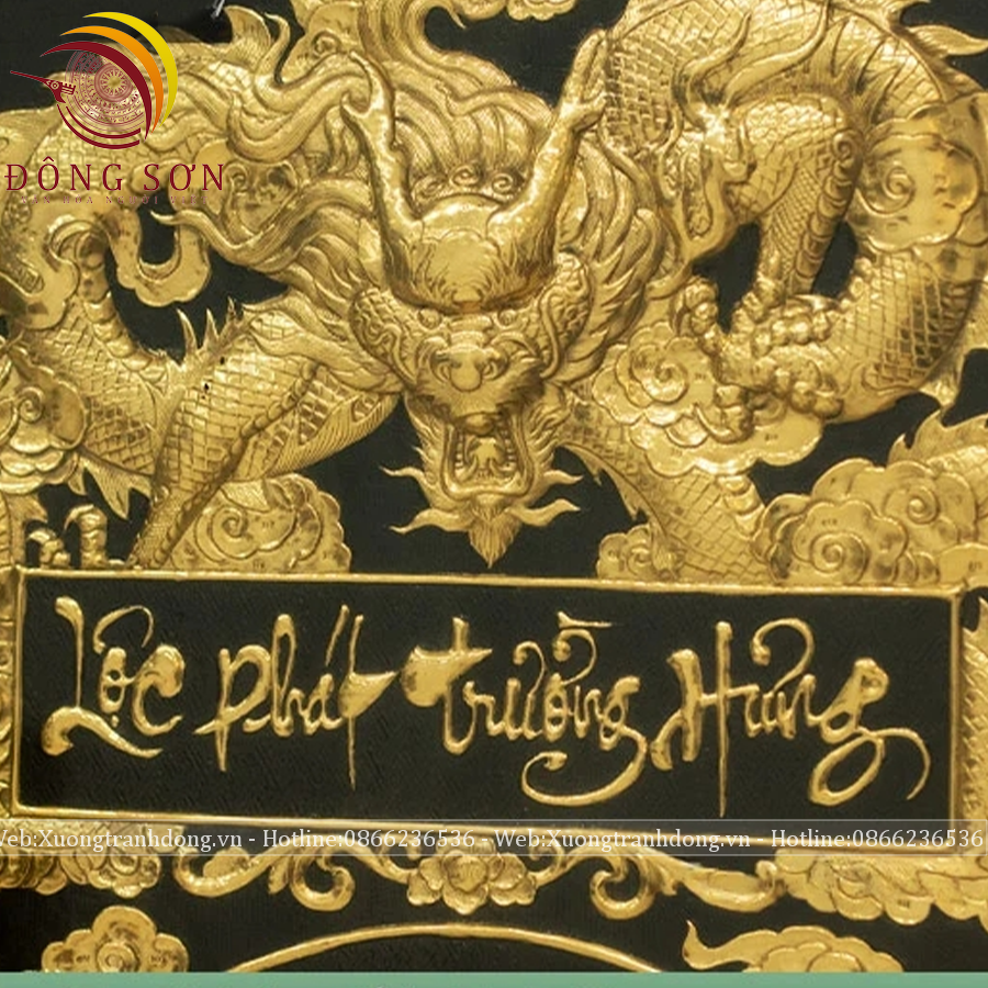 tranh cuu long hung thinh dong vang kich thuoc 176x197cm khung soi