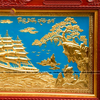 tranhthuanbuomxuoigiobangdongnenxanhmavang24ktranhphongkhachcaocapkichthuoc197cmx107cm
