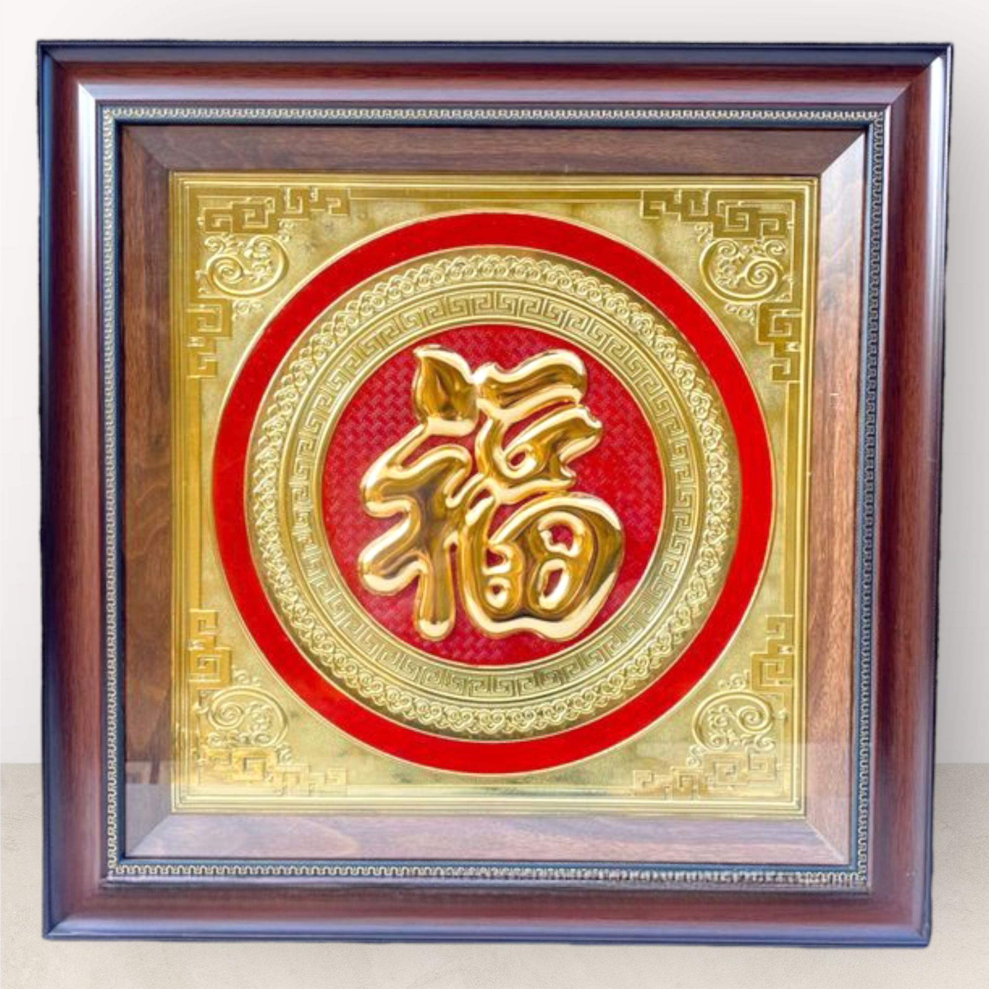 tranh qua tang chu phuc bang dong vang ma vang phan chu kich thuoc 48x48cm mau 1 xuong tranh dong