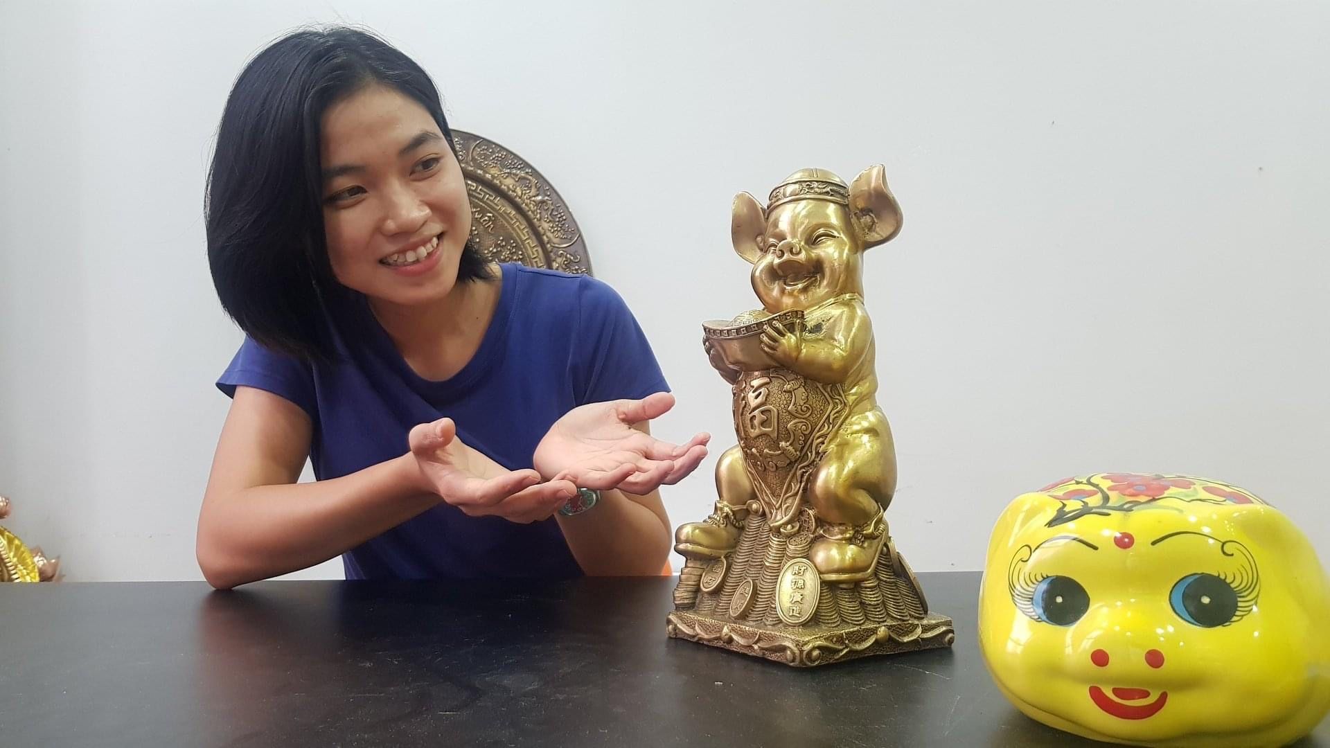 tuong heo thoi vang dong vang xuong tranh dong