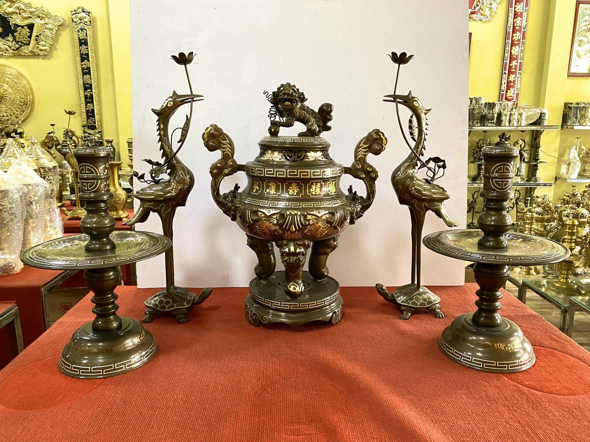 bo ngu su tam khi dong do dinh soi cao 70cm mau 1 xuong tranh dong