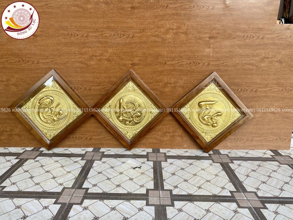 tranh đồng phúc lộc thọ
