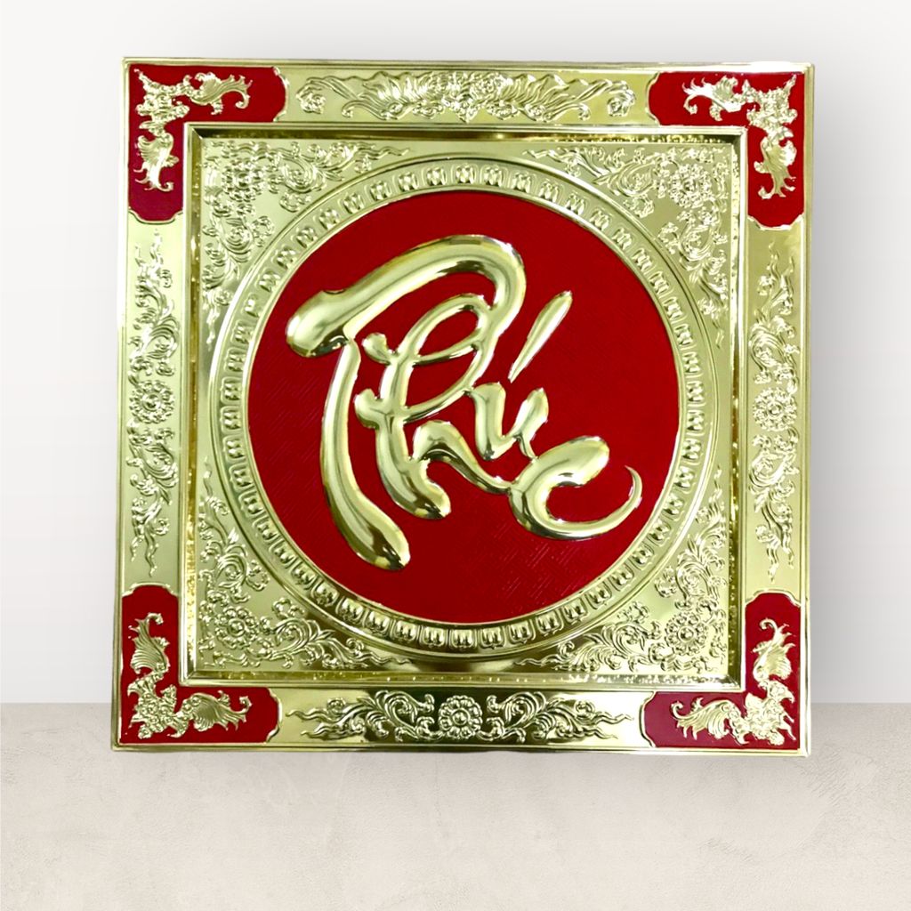 tranh đồng chữ Phúc