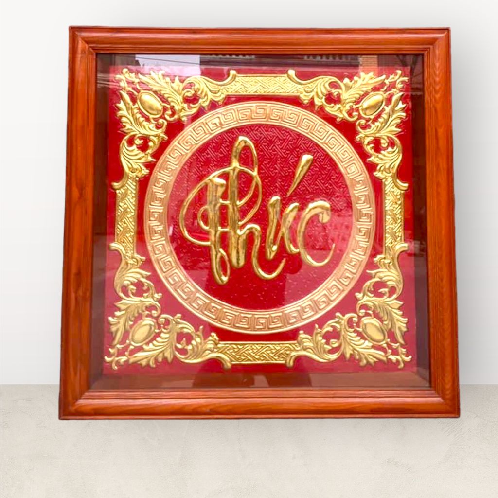 tranh đồng chữ Phúc