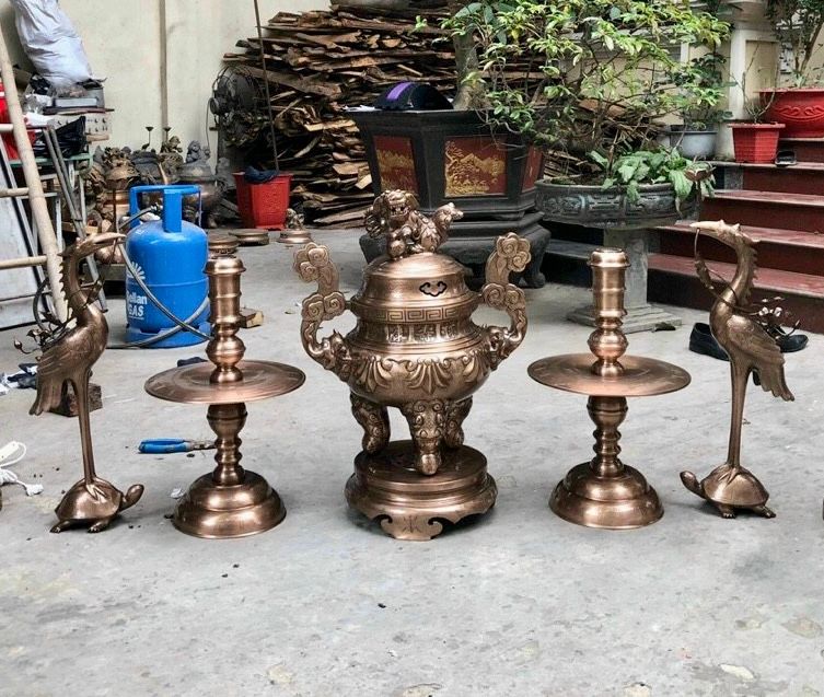 bo ngu su dong do dinh soi gia co cao 65cm mau 1 xuong tranh dong