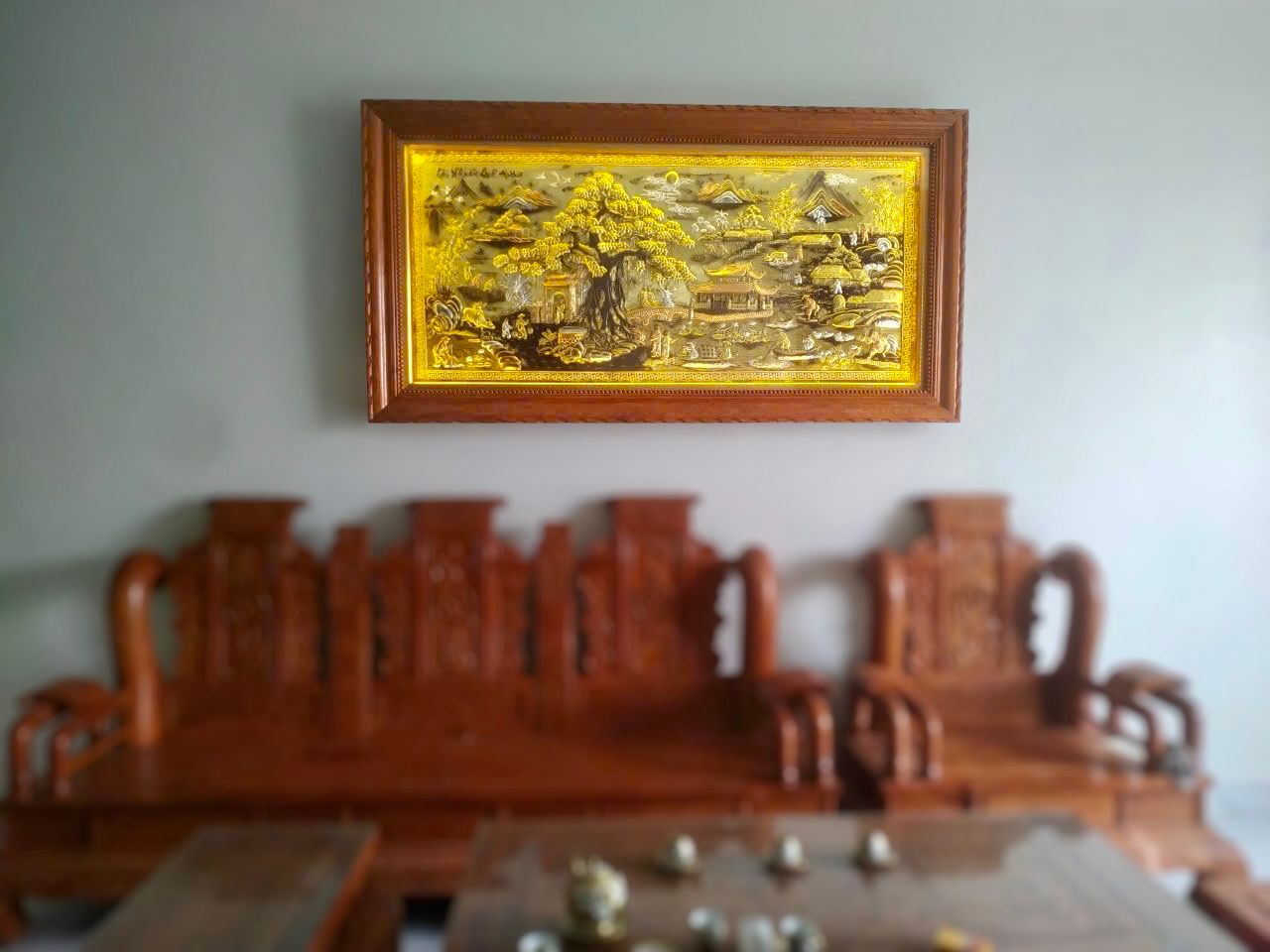 tranh coi nguon que huong bang dong vang dat vang bac kt 2m3x1m2