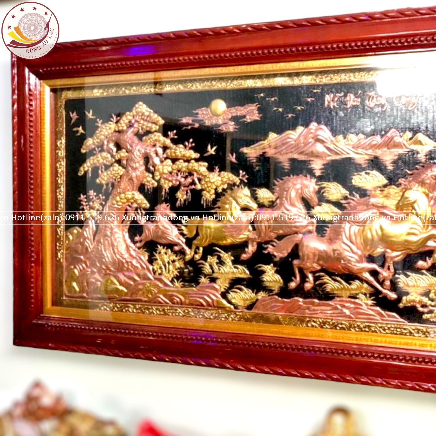 tranh ma dao thanh cong bang dong do dat vang bac kt 2m3x1m2 xuong tranh dong