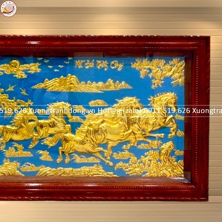 tranh ma dao thanh cong bang dong vang kt 2m3x1m2 xuong tranh dong