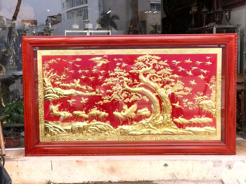 làm tranh đồng theo yêu cầu