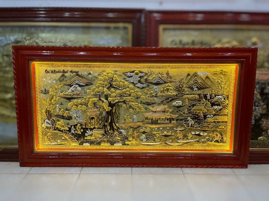 tranh đồng treo tường