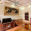 tranhthuanbuomxuoigiodongvangmadiemvangbackhungdongkichthuoc2m31x1m27xuongtranhdong