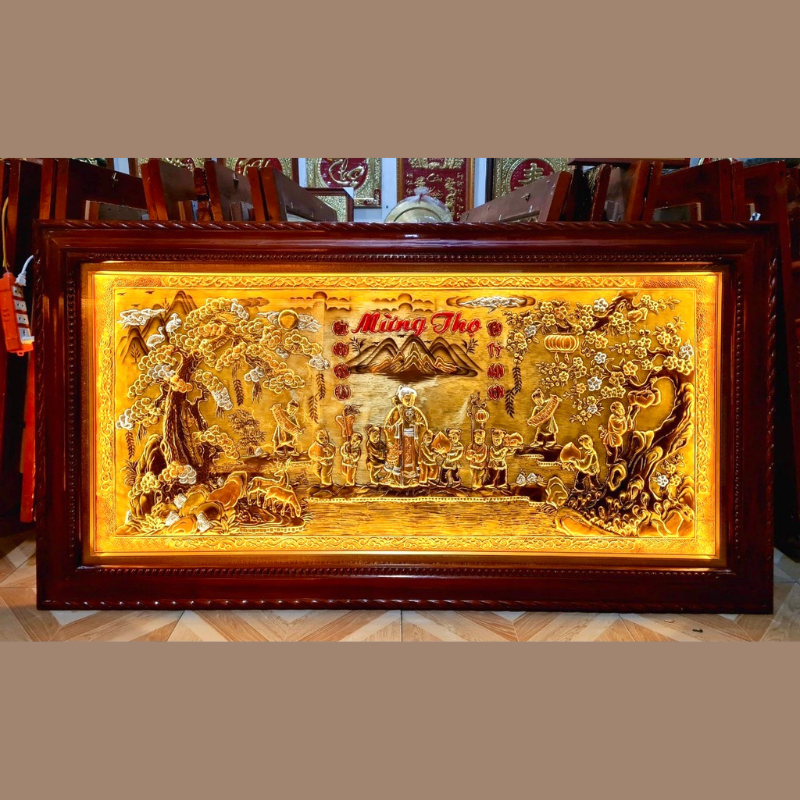 tranh mung tho cu ba bang dong kich thuoc 2m3 1m2