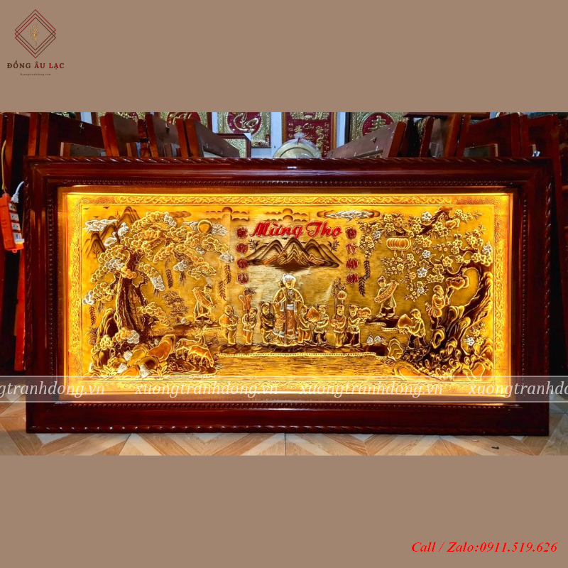 tranh mung tho cu ba bang dong kich thuoc 2m3 1m2